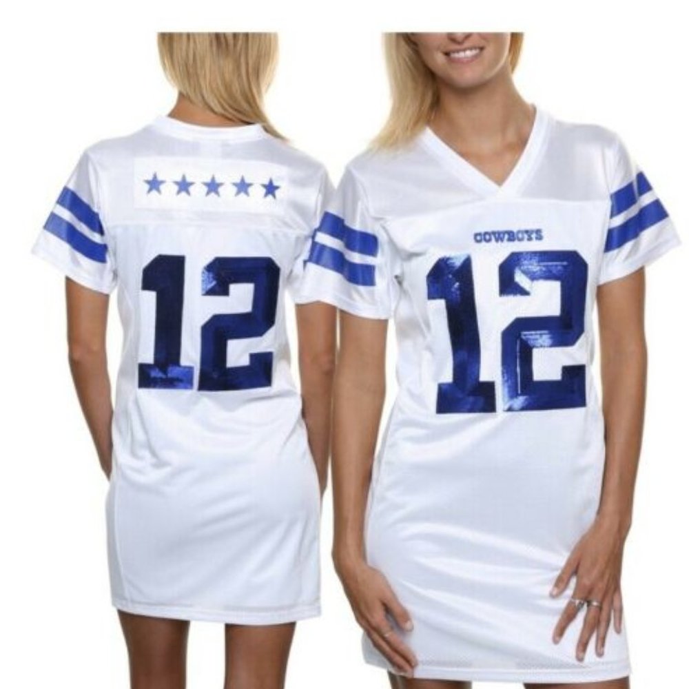 Dallas Cowboys Jersey Dress 2x Plus New With Tags